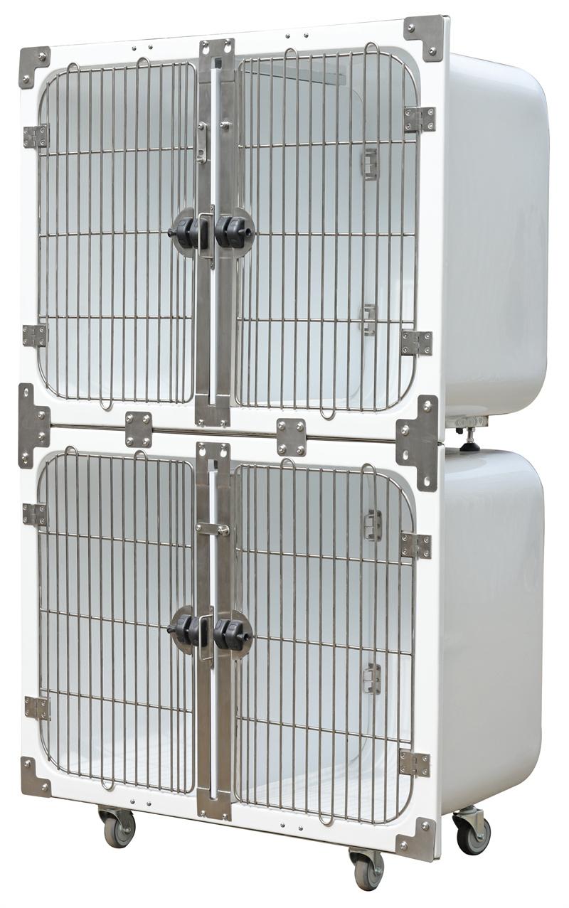 Veterinary Waterproof Fiberglass Modular Dog Cage